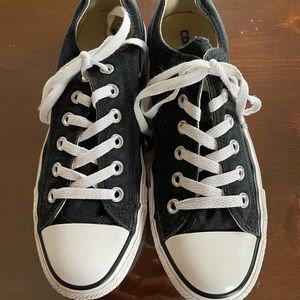 *SOLD*Black Converse All Star Sneakers, Size 8